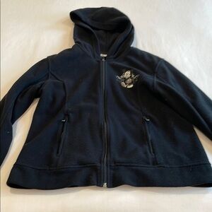 Disneyland Black Fleece Hooded Jacket